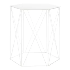 Hex Side Table Set Of 2 White -Furniture Sale Store 12888151 2124947208453494