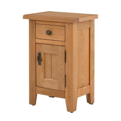 Hocombe Tall Side Table - Oak