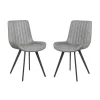 Dalston Dining Chair - Set Of 2 - Silver