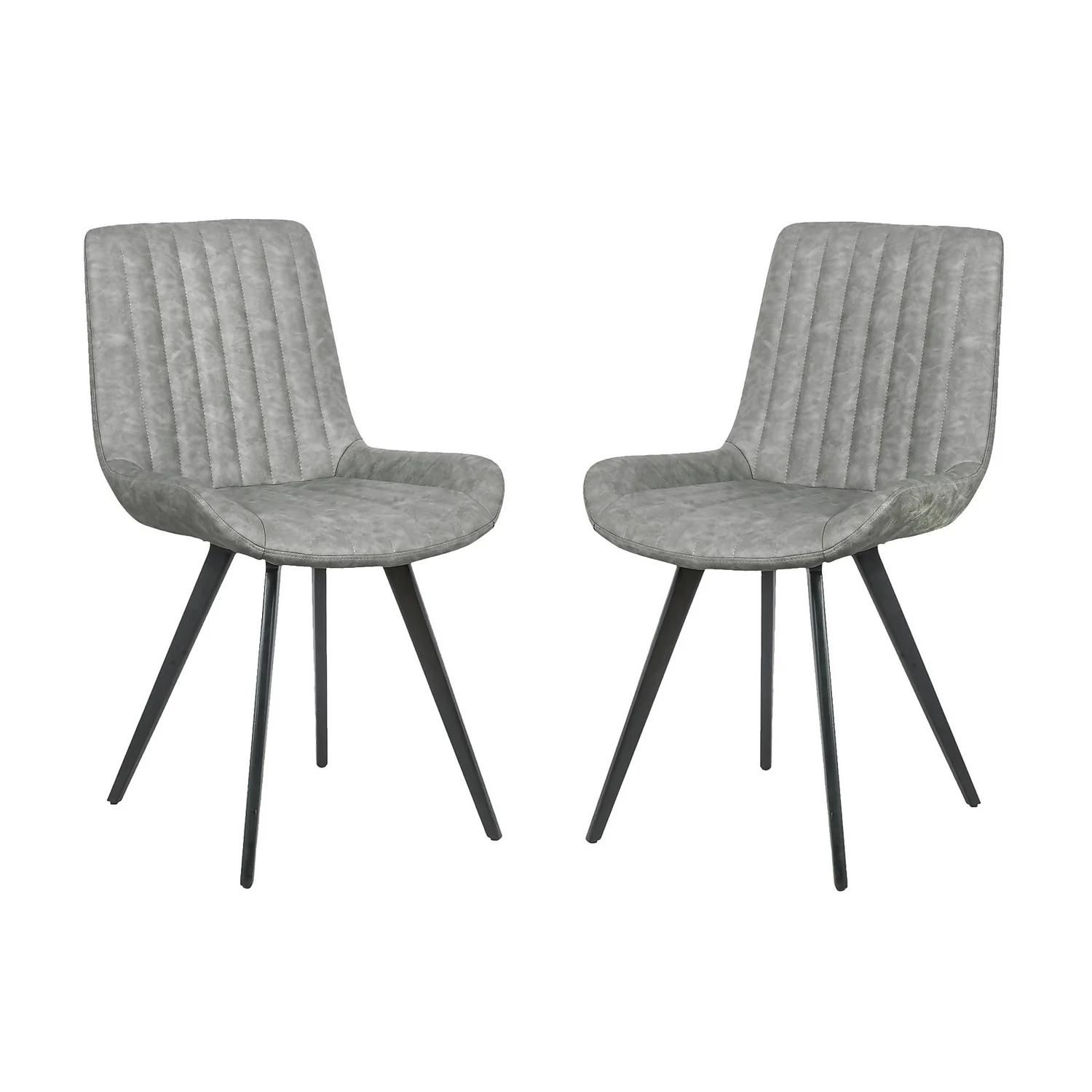 Dalston Dining Chair - Set Of 2 - Silver 1 Dalston Dining Chair - Set Of 2 - Silver
