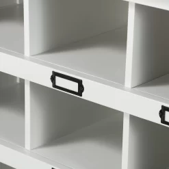 Ashstead Shoe Cupboard - Oak & Ivory -Furniture Sale Store 12917100 1504901116033428