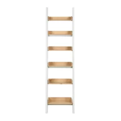 Ashstead Ladder Shelf - Oak & Ivory -Furniture Sale Store 12917109 1414897161904563