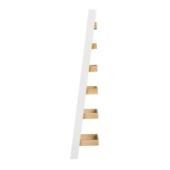 Ashstead Ladder Shelf - Oak & Ivory -Furniture Sale Store 12917109 8734897161945000