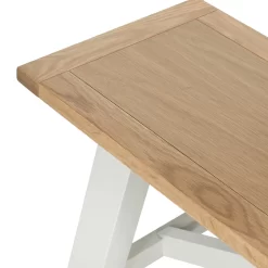 Ashstead Bench - Oak & Ivory -Furniture Sale Store 12917114 1154897161579243