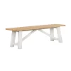 Ashstead Bench - Oak & Ivory