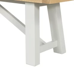 Ashstead Bench - Oak & Ivory -Furniture Sale Store 12917114 2124897161627240