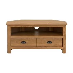 Norbury Corner TV Stand - Oak -Furniture Sale Store 12940834 2054873340558412