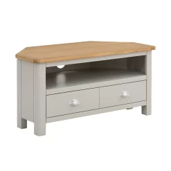 Norbury Corner TV Stand - Grey