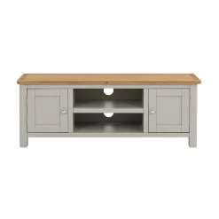 Norbury Wide TV Stand - Grey -Furniture Sale Store 12940856 1854889184040965