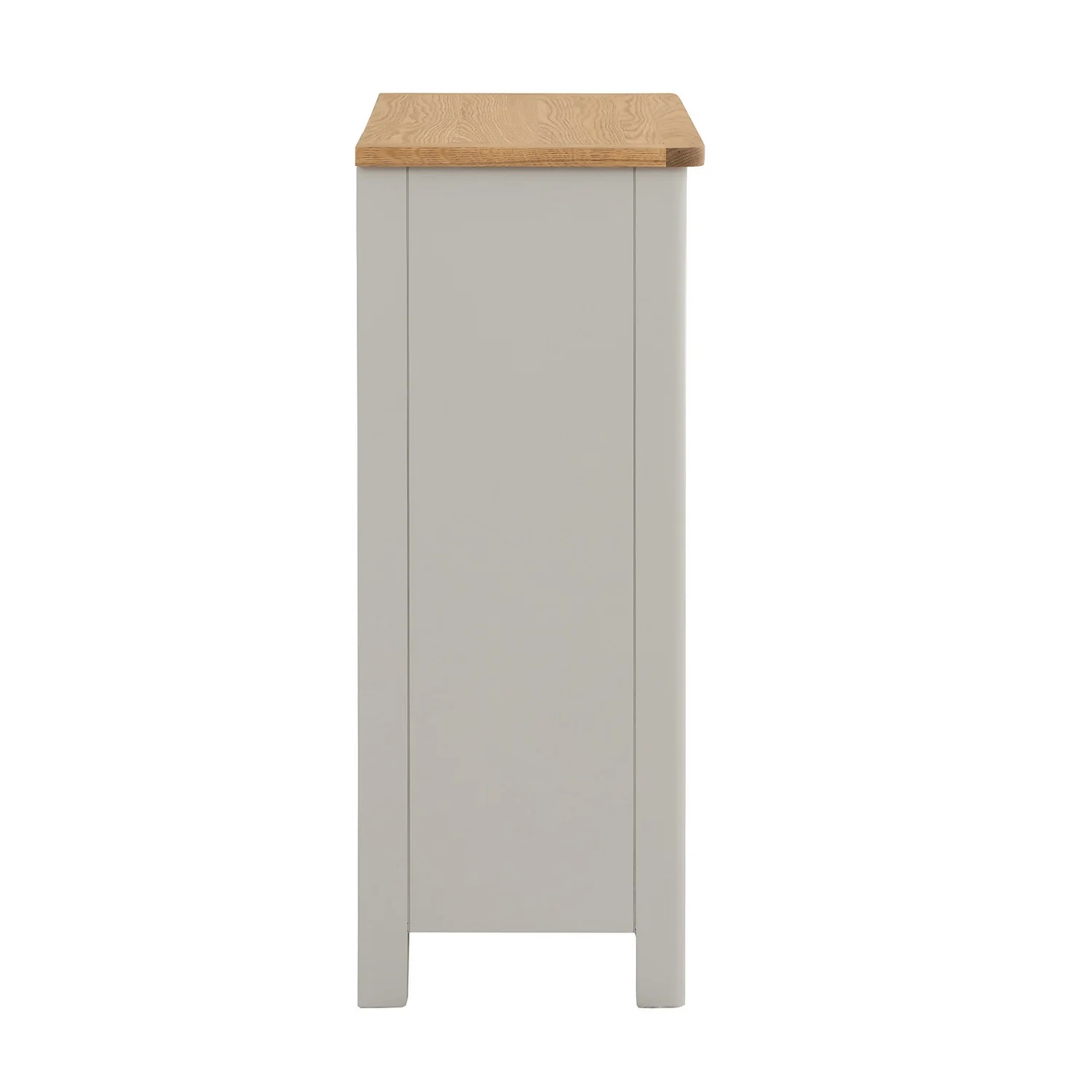 Norbury Low Bookcase - Grey 4 Norbury Low Bookcase - Grey - Image 4