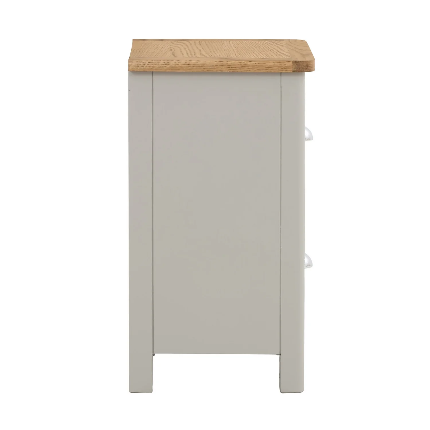 Norbury 2 Drawer Bedside Table - Grey 4 Norbury 2 Drawer Bedside Table - Grey - Image 4