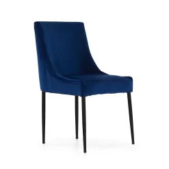 Ava Velvet Dining Chair - Set Of 2 - Navy -Furniture Sale Store 13125758 1554933241782038