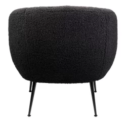 Tori Boucle Tub Chair - Black -Furniture Sale Store 13130400 1794919264933832