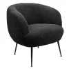 Tori Boucle Tub Chair - Black