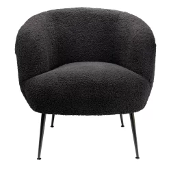 Tori Boucle Tub Chair - Black -Furniture Sale Store 13130400 2084919264914449