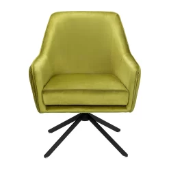 Pia Pleat Swivel Chair - Olive -Furniture Sale Store 13222763 1904940701575036