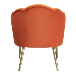 Sophia Scallop Occasional Chair - Burnt Orange -Furniture Sale Store 13222770 1894920057658395