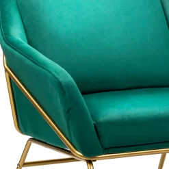 Evelyn Metal Frame Chair - Emerald -Furniture Sale Store 13222772 1824932955689474