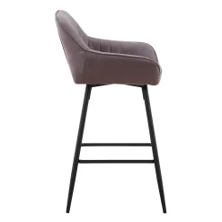 Archer Faux Leather Bar Stool - Elephant Grey -Furniture Sale Store 13222774 1894931413686564