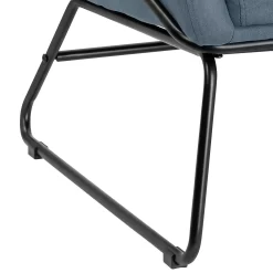 Evelyn Metal Frame Chair - Denim Blue -Furniture Sale Store 13222781 1964940701810983
