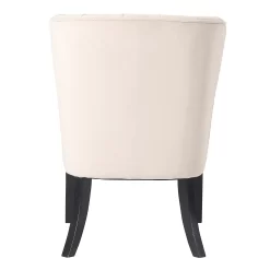 Sadie Velvet Accent Chair - Ivory -Furniture Sale Store 13223762 1594927512113223