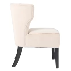 Sadie Velvet Accent Chair - Ivory -Furniture Sale Store 13223762 1734927512058890