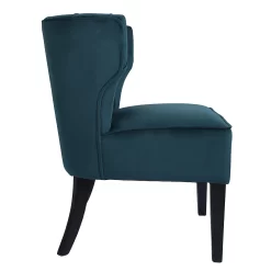 Sadie Velvet Accent Chair - Aegean Blue -Furniture Sale Store 13223769 2094958840644425