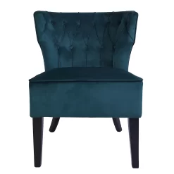 Sadie Velvet Accent Chair - Aegean Blue -Furniture Sale Store 13223769 3614958840618067