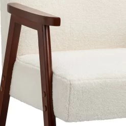 Alex Mid Century Boucle Armchair - Cream -Furniture Sale Store 13514415 1444964543364789