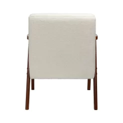 Alex Mid Century Boucle Armchair - Cream -Furniture Sale Store 13514415 4224964543300253