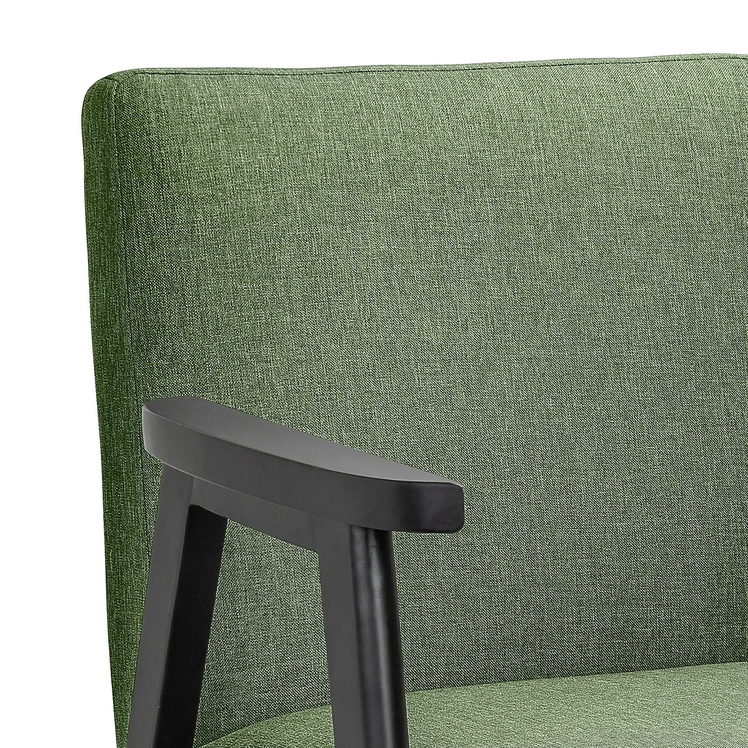 Alex Mid Century Armchair - Green 4 Alex Mid Century Armchair - Green - Image 4