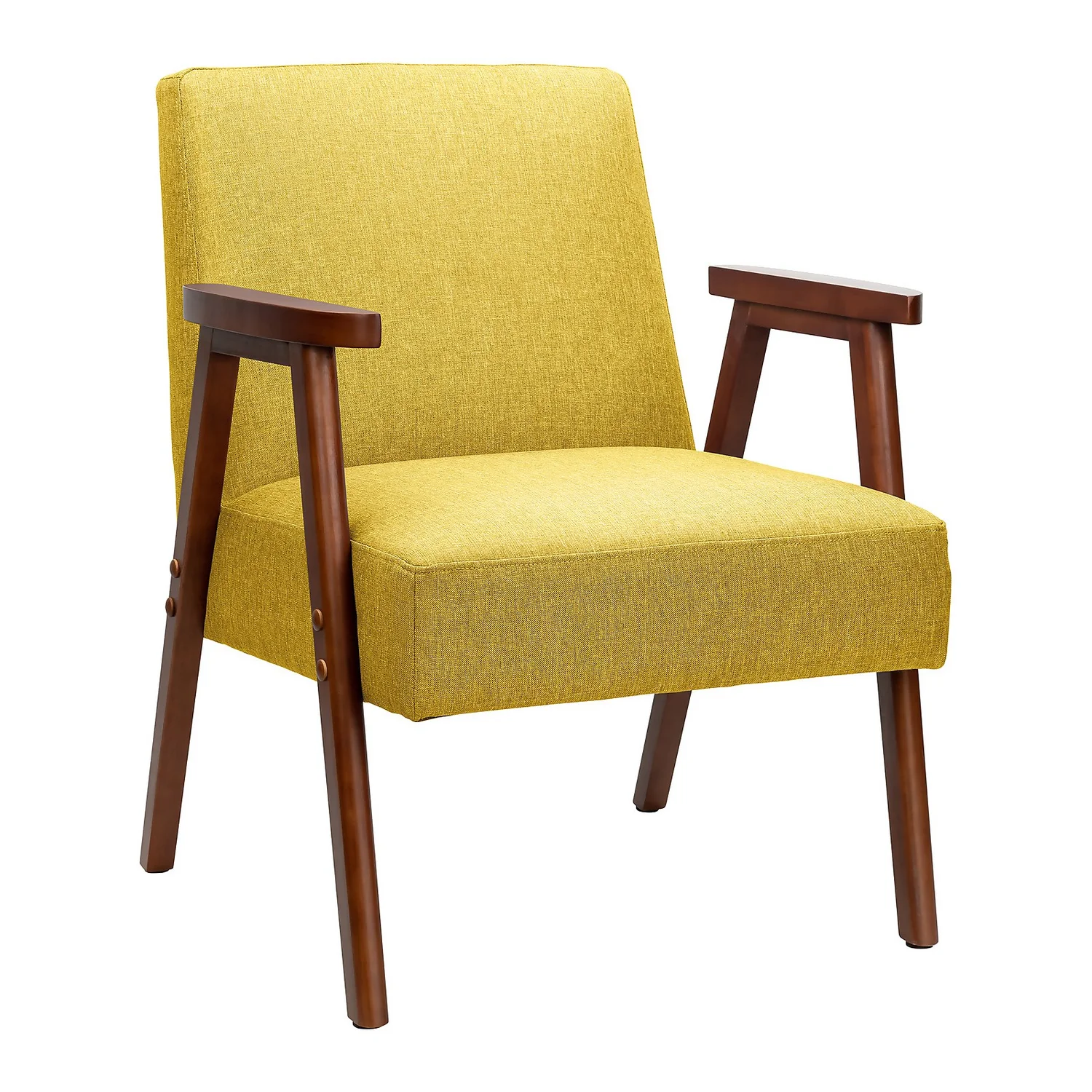 Alex Mid Century Armchair - Ochre 1 Alex Mid Century Armchair - Ochre