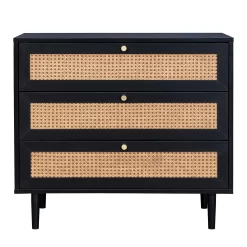 Kubu Rattan 3 Drawer Chest - Black 10 Kubu Rattan 3 Drawer Chest - Black -Furniture Sale Store 13633730 8624974679044063