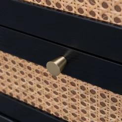 Kubu Rattan 2 Drawer Side Table - Black -Furniture Sale Store 13633731 1164974471828717