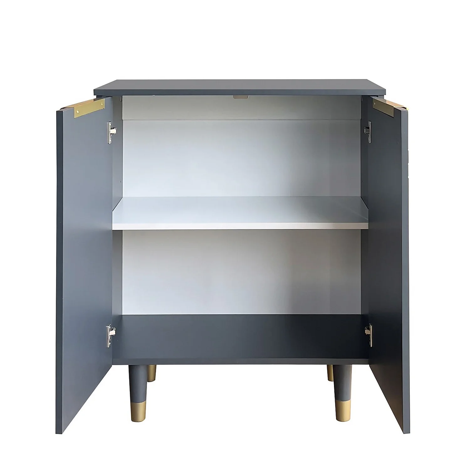 Lewis Compact Hallway Cabinet - Grey 3 Lewis Compact Hallway Cabinet - Grey - Image 3