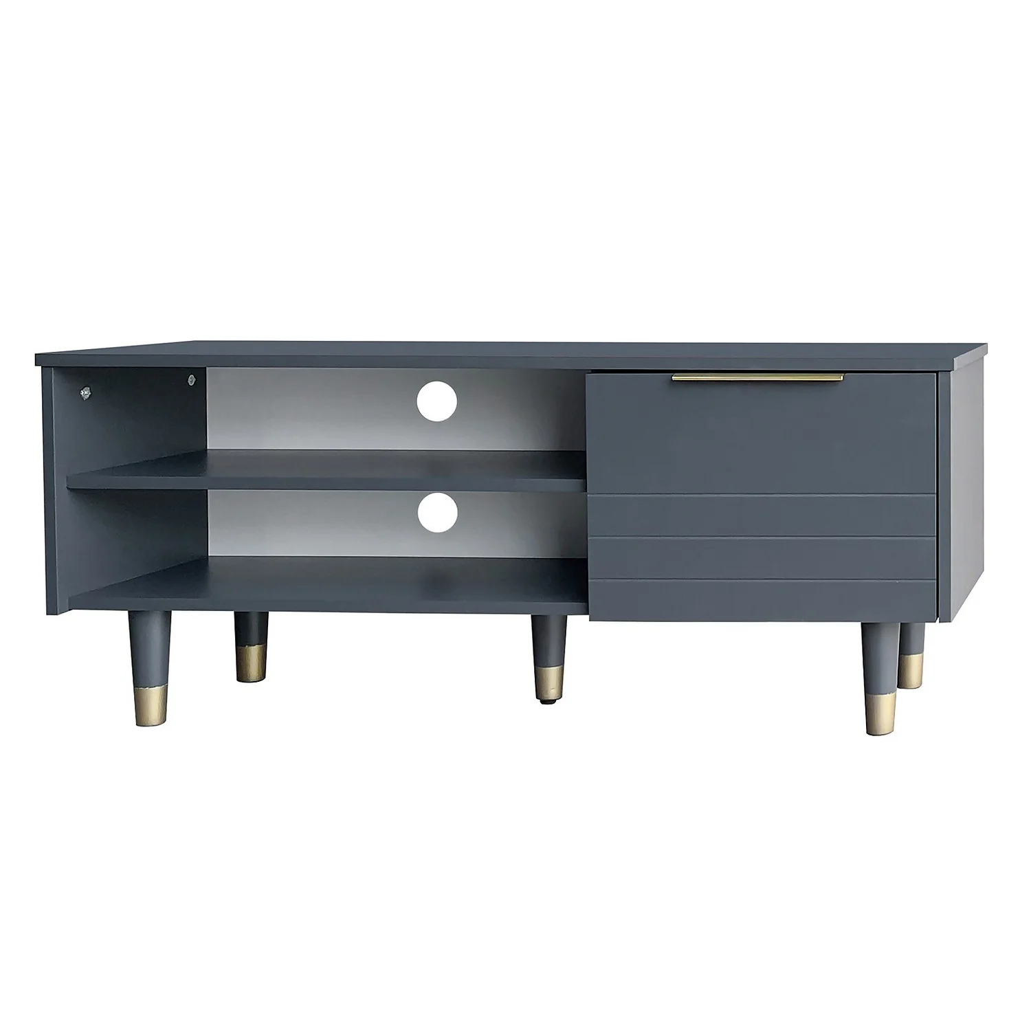 Lewis Compact TV Unit - Grey 1 Lewis Compact TV Unit - Grey