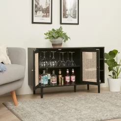 Kubu Rattan Sideboard - Black -Furniture Sale Store 13633735 1735023661227545
