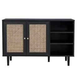Kubu Rattan Sideboard - Black -Furniture Sale Store 13633735 2044974679747746