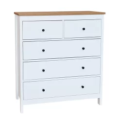 Ren 5 Drawer Chest - White