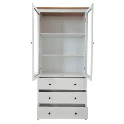 Ren Tall Storage Cabinet - White -Furniture Sale Store 13633740 2484975449660996
