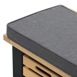 Ashstead Storage Bench - Oak & Charcoal -Furniture Sale Store 13642204 2484953455933643