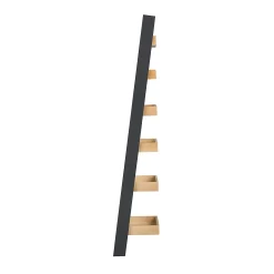 Ashstead Ladder Shelf - Oak & Charcoal -Furniture Sale Store 13642205 1104953455204322
