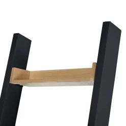 Ashstead Ladder Shelf - Oak & Charcoal -Furniture Sale Store 13642205 1954953455330568