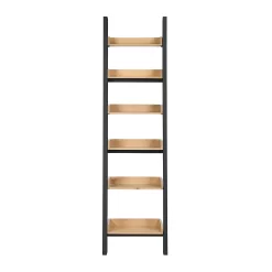 Ashstead Ladder Shelf - Oak & Charcoal -Furniture Sale Store 13642205 8484953455128848