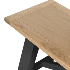 Ashstead Bench - Oak & Charcoal -Furniture Sale Store 13642207 1214953454781334