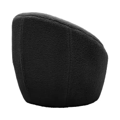Bernie Boucle Chunky Tub Chair - Black -Furniture Sale Store 13644161 1124997056857576