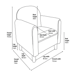 Barry Boucle Armchair - Cream -Furniture Sale Store 13644170 1375018742914622