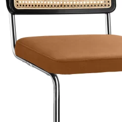 Rory Rattan Back Dining Chair - Set Of 2 - Tan -Furniture Sale Store 13644184 7475007603017325