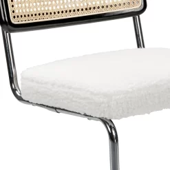 Rory Rattan Back Dining Chair - Set Of 2 - Cream -Furniture Sale Store 13644185 1134997056950000