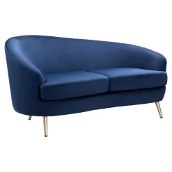 Lucie Asymmetric 2 Seater Sofa - Midnight